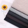 New Arrival Premium Cashmere Wool Knitted Fabric for Tops Pants Dresses Blouses-Solid Color Spring-Summer Collection Plain Dyed