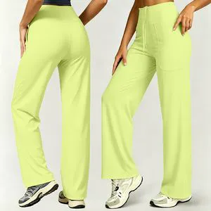 Women's High Waisted Flared Yoga Pants with Pockets
---procurement customization--(https://www.xinlangtextile.com/)