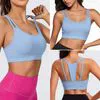 Stylish Medium Support Yoga Bra with Open Back Design