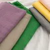 Wholesale Vintage Style Viscose Cotton Slub Crepe Scarf Fabric