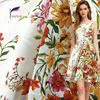 Environmentally Friendly Printed Rayon Fabric 15% Nylon 85%Viscose Digital Printing Slim Comfortable Lining Anti-Bacteria