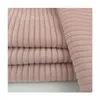 Custom Thick 72%Cotton 25%Polyester 3%Spandex Solid Dyed Knitted Corduroy Fabric for Jackets Pants Clothes