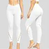 Women's High Waisted Crossover Leggings with Cutout Design