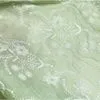 Elegant Rayon Nylon Crepe Fabric with 3D Eyelet Embroidery