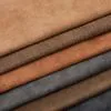 New Popular Microfiber Synthetic Leather Faux Suede Fabric Wax Leather Material for Shoes Clothing Decorative Sofa Garments