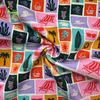 75% Nylon 25% Spandex 220GSM Double Sided Printed Jersey Fabric for Yoga Leggings Gym Wear High Stretch OEM