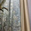 2022 New Listed Vintage Simple Light Blue High Precision Jacquard Blackout 100% Polyester Fabric for Curtains and Clothes