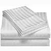 Hotel Sheet Cotton Extra Wide Width Fabric for Bedding Sateen Stripe 0.5cm 1cm 3cm