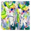 Factory Outlet Organic Knitted Vibrant Leaf Design Custom Digital Printed Bamboo Fiber Fabric for Girls Garment