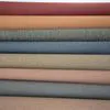 Wholesale 0.9mm Embossed Two-Tone Fabric Texture Wear-Resistant Waterproof PVC Synthetic Leather for Leather Handbags Furniture