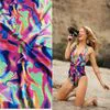 Eco-Friendly Recycled Quick-Dry Stretch Fabric Made Recycled Plastic Bottles (RPET) for Girls' Swimwear Sportswear Polyester