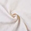 Customization White Solid Color Dyed Plain 73%Rayon 21%Nylon 6%Linen Woven Fabric for Shirts & Dresses Home Textile