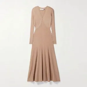 Custom V-Neck Long Sleeve Knitwear Dress for Women
---procurement customization--(https://www.xinlangtextile.com/)