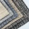 Soft 40% Polyester 28% Cotton 17% Nylon 10% Wool 7% Linen 280 GSM Medium Weight Windproof Breathable Anti-Static Fabric