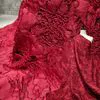 3D Jacquard Relief Fabric Allover Rose Pattern for Cheongsam Jst-222