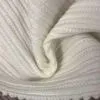 360GSM Rib Jacquard Breathable Eco-Friendly Cashmere Feel Fabric-50% Rayon 25% Poly 20% Nylon 5% Spandex Knit for Dress Lingerie