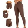 Stretchy Workout Pants for Women with Oversized Pockets
