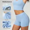 High Waist 4-Way Stretch Yoga Biker Shorts for Women