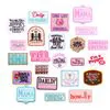 Hot Sale Cowboy Hat Patches Cowgirl Howdy Embroidery Patch Small Western Iron on Embroidered Patches for Trucker Hats Clothing