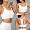 Stylish Double Strap Sports Bra for Breathable Comfort