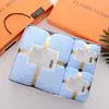 High-Density Absorbent Microfiber Cleaning Coral Velvet Knitted Gift Box Bath Towel 3piece Gift Set