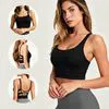 Women's Lightweight U-Neck Yoga Bra with Adjustable T-Straps