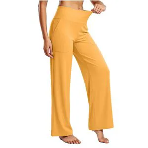 Stylish Women's High Waist Yoga Pants with Pockets
---procurement customization--(https://www.xinlangtextile.com/)