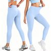 High Waist Flared Yoga Leggings with Side Pockets