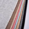 Custom Plain 150GSM Soft Knitted 64%Polyester 22%Rayon 15%Nylon 3natural Silk 3%Wool 8%Spandex Wool Fabrics for Garment