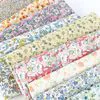 Small Floral Cotton Fabric Material for Girl Clothing Custom Printing Roll Woven Plain Cotton Poplin Fabric