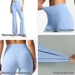 Buttery Soft High Waist Flare Yoga Pants for Women
---procurement customization--(https://www.xinlangtextile.com/)