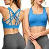 High Support Crisscross Back Sports Bra for Women