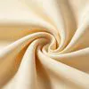 Soft 100% Bamboo Fiber Woven Fabric Solid Pale Yellow Breathable Textile for Baby Wear and Summer T-Shirts