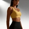 Crisscross Back Yoga Bra Soft High Elasticity Activewear Women Workout
