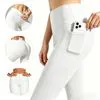 Women's Breathable Ankle-Length Yoga Leggings with Phone Pockets