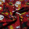 Custom Printed Organic Bamboo Viscose Cotton Spandex Weft Plain Fabric 260 GSM Digital Printing Jersey for Girls Boys Hoodie