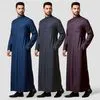 Premium Quality Traditional Jubbah Direct Factory Sale Dubai Saudi Arabia Al Muslim Clothing Metal Button Djellaba Man