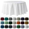 Elegant Custom Logo Table Cover for 120-Inch Round Wedding Tables