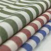 Wholesale Breathable Bamboo Polyester Stripe Fabric Yarn Dyed Woven Material for Men's Boys' Clothing Plain Style Home Textile