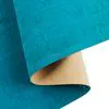 Infocork Portugal - Sourced Blue Bamboo Wood Texture Cork Leather Fabric - Synthetic Faux PU Leather for Bags, Wallets & Shoes