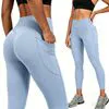 2026 High Waist Flare Leggings with Deep Side Pockets