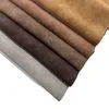 High Quality Matte Suede Eco-Friendly PU Synthetic Leather Fabric for Women's Clothing Faux Leather Fabric for Clothes