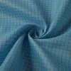 Anti-Static and Dust-Proof Functional Polyester Clothing Fabric with 75D Two-Thirds Twill Black Silk Check
