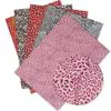 136 Cm *30 Cm Professional Custom Aggressive Leopard Printed Fabric Faux Synthetic Leather for Handbags