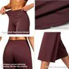 High Waist Flared Yoga Capris for Active Lifestyles