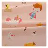 Langka Custom Super Soft Organic 190GSM Printed 70% Bamboo 30% Cotton Jersey Fabric for Kids Garment Sleepwear