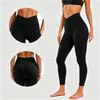 High Waist V-Shaped Yoga Leggings for Women - Breathable Stretch Fabric