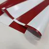 Anti-UV Windproof Waterproof Green White Striped 100% Polyester PVC Coated Fabric 610GSM for Awning Tent Canopy & Industrial Use