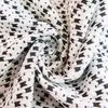 Double-Faced Poly-Spandex Knitted Tricot Jacquard Textile for Girls Swimwear & Garment Use Lightweight Abrasion-Resistant