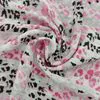 Moquan Leopard Print Pattern Nylon Rayon Printed Fabric Lightweight Sheer Breathable for Dresses & Shirts